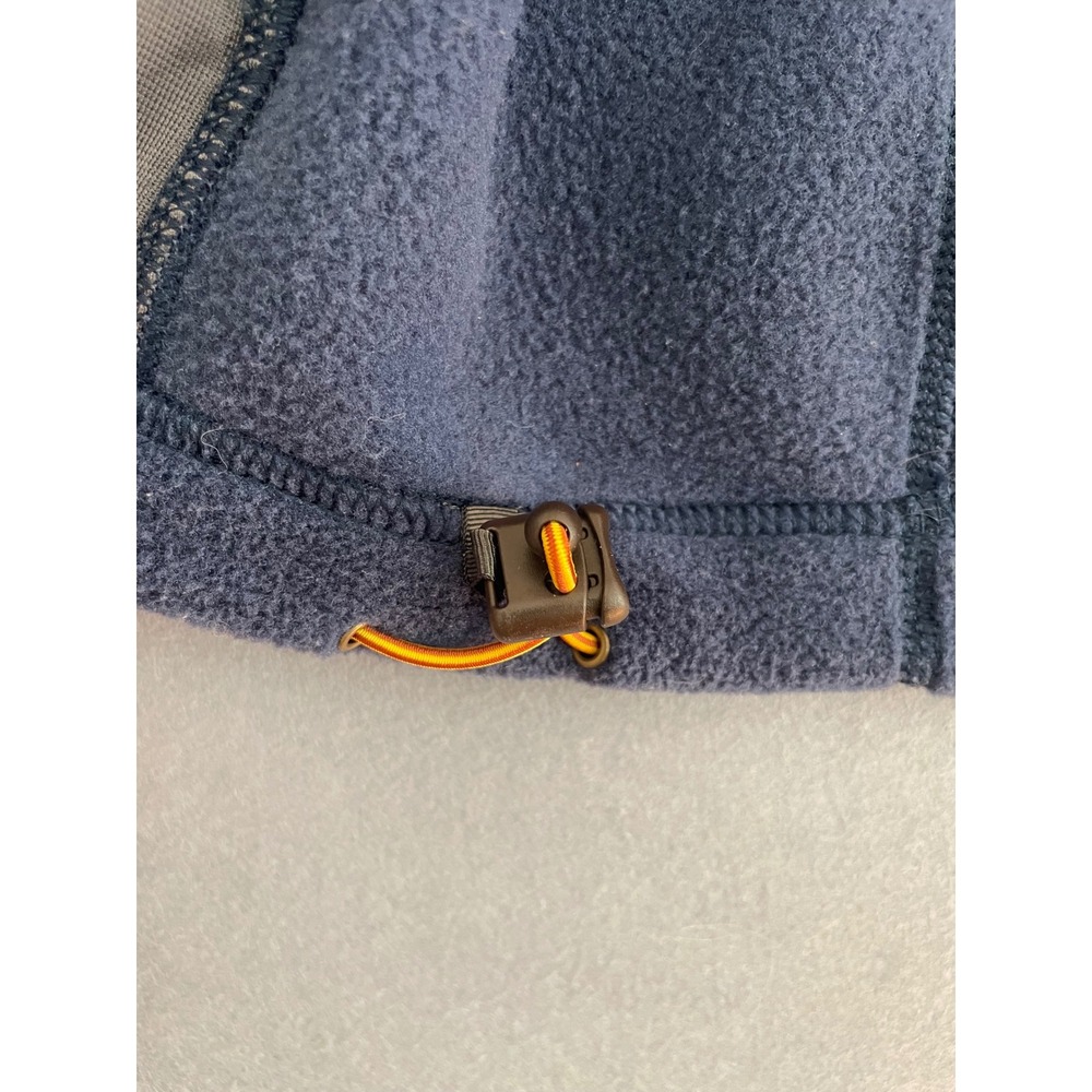 L.L. Bean Women M Fleece Vest Navy Blue Zip Mariners Club‎ Logo Boat Gorpcore * - Picture 12 of 14